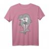 Delfine Kinder Damen Mädchen T-Shirt - Witziges Delfin Design als Geschenkidee zu Weihnachten und Geburtstag