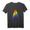 Star Trek Discovery Pride Large Chest Logo T-Shirt – Offizielles Star Trek Merchandise für Fans und Pride-Unterstützer