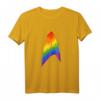 Star Trek Discovery Pride Large Chest Logo T-Shirt – Offizielles Star Trek Merchandise für Fans und Pride-Unterstützer
