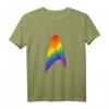 Star Trek Discovery Pride Large Chest Logo T-Shirt – Offizielles Star Trek Merchandise für Fans und Pride-Unterstützer