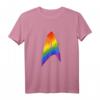 Star Trek Discovery Pride Large Chest Logo T-Shirt – Offizielles Star Trek Merchandise für Fans und Pride-Unterstützer