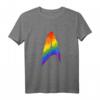 Star Trek Discovery Pride Large Chest Logo T-Shirt – Offizielles Star Trek Merchandise für Fans und Pride-Unterstützer