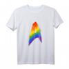 Star Trek Discovery Pride Large Chest Logo T-Shirt – Offizielles Star Trek Merchandise für Fans und Pride-Unterstützer