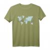 WELTENBUMMLER Weltkarte Reisen Erde Welt Vintage T-Shirt – Perfekt für Reisen, Festivals & als Geschenk für Weltenbummler