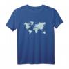 WELTENBUMMLER Weltkarte Reisen Erde Welt Vintage T-Shirt – Perfekt für Reisen, Festivals & als Geschenk für Weltenbummler
