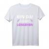 Bin da kann losgehen Damen T-Shirt - Lustiges Spruchshirt als Geschenkidee für tolle Frauen und Partyfans