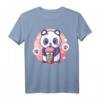 Retro Bubble Tea Shirt für Kinder mit Kawaii Panda – Perfektes Geschenk für Boba- und Milchtee-Liebhaber, Geburtstag & Weihnachten