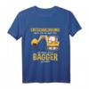 Kinder Bagger T-Shirt - Entschuldigung das ich zu spät bin, Baustellenfahrzeuge & Baumaschinen Motiv für Jungen und Mädchen