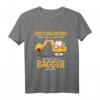 Kinder Bagger T-Shirt - Entschuldigung das ich zu spät bin, Baustellenfahrzeuge & Baumaschinen Motiv für Jungen und Mädchen