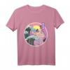 Aesthetic Vaporwave Japan Style T-Shirt mit Katze - 90s Retro Anime Merch für Otaku, Egirl, Pastel Goth & Japan Fans