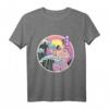 Aesthetic Vaporwave Japan Style T-Shirt mit Katze - 90s Retro Anime Merch für Otaku, Egirl, Pastel Goth & Japan Fans