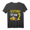 Kinder 2. Geburtstag T-Shirt - Bagger Motiv für Jungen, Geschenkidee für den zweiten Geburtstag, ideal für Kinderpartys & Geburtstagsfeiern
