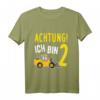 Kinder 2. Geburtstag T-Shirt - Bagger Motiv für Jungen, Geschenkidee für den zweiten Geburtstag, ideal für Kinderpartys & Geburtstagsfeiern