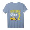 Kinder 2. Geburtstag T-Shirt - Bagger Motiv für Jungen, Geschenkidee für den zweiten Geburtstag, ideal für Kinderpartys & Geburtstagsfeiern
