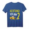 Kinder 2. Geburtstag T-Shirt - Bagger Motiv für Jungen, Geschenkidee für den zweiten Geburtstag, ideal für Kinderpartys & Geburtstagsfeiern