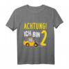 Kinder 2. Geburtstag T-Shirt - Bagger Motiv für Jungen, Geschenkidee für den zweiten Geburtstag, ideal für Kinderpartys & Geburtstagsfeiern