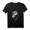 Niedliches Katzen-Motiv T-Shirt mit schönem Aufdruck – Unisex Design für Katzenliebhaber, Damen & Herren