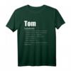Tom Jungen Geschenk T-Shirt – Personalisierte Geburtstagsgeschenke mit Namen für Jungen