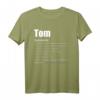 Tom Jungen Geschenk T-Shirt – Personalisierte Geburtstagsgeschenke mit Namen für Jungen