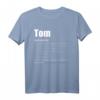 Tom Jungen Geschenk T-Shirt – Personalisierte Geburtstagsgeschenke mit Namen für Jungen