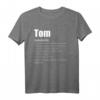 Tom Jungen Geschenk T-Shirt – Personalisierte Geburtstagsgeschenke mit Namen für Jungen