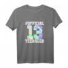 13. Geburtstag Mädchen T-Shirt – Offizielles Teenager Design für den besonderen Tag, Geschenkidee für Tochter, Schwester & Enkelin
