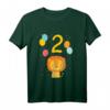 Kinder 2. Geburtstag T-Shirt mit Löwe - Niedliches Dschungel-Motto Geschenk für Zweijährige Jungen und Mädchen