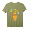 Kinder 2. Geburtstag T-Shirt mit Löwe - Niedliches Dschungel-Motto Geschenk für Zweijährige Jungen und Mädchen