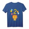 Kinder 2. Geburtstag T-Shirt mit Löwe - Niedliches Dschungel-Motto Geschenk für Zweijährige Jungen und Mädchen