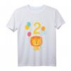Kinder 2. Geburtstag T-Shirt mit Löwe - Niedliches Dschungel-Motto Geschenk für Zweijährige Jungen und Mädchen