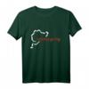 Nürburgring Nürburgring Tag Track Map Grafik T-Shirt – Klassisch geschnitten, doppelt genähter Saum, perfekt für Motorsportfans