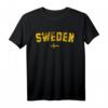 SCHWEDEN Flagge Damen Herren Kinder | Blau Schweden T-Shirt mit klassischem Schnitt