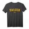 SCHWEDEN Flagge Damen Herren Kinder | Blau Schweden T-Shirt mit klassischem Schnitt