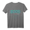 Lustiges 19. Geburtstag T-Shirt für Jungen und Mädchen - Witzige Geschenkidee und Deko für den 19. Geburtstag 2005