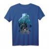 Marvel Black Panther Collage Silhouette Wakanda Fill T-Shirt - Offiziell Lizenzierte Superhelden Fanbekleidung
