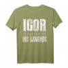 Lustiges Igor T-Shirt – Personalisiertes Geschenk für Männer und Jungen mit Namen Igor