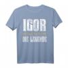 Lustiges Igor T-Shirt – Personalisiertes Geschenk für Männer und Jungen mit Namen Igor
