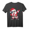 Dabbing Santa Claus Weihnachtsmann T-Shirt - Lustiges Weihnachtsmotiv für Familie, Kinder und Freunde