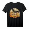 Niedliches Kürbis Halloween T-Shirt mit lustigen Hexen, Geistern und Monstern – Perfekt für Kinder, Damen, Herren und Lehrer