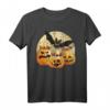 Niedliches Kürbis Halloween T-Shirt mit lustigen Hexen, Geistern und Monstern – Perfekt für Kinder, Damen, Herren und Lehrer