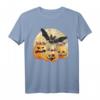 Niedliches Kürbis Halloween T-Shirt mit lustigen Hexen, Geistern und Monstern – Perfekt für Kinder, Damen, Herren und Lehrer