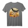 Niedliches Kürbis Halloween T-Shirt mit lustigen Hexen, Geistern und Monstern – Perfekt für Kinder, Damen, Herren und Lehrer