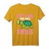Nur ein Mädchen, das Schildkröten liebt - Kawaii Schildkröte T-Shirt für Kinder, perfekt als Geschenk für Natur- und Tierfreunde