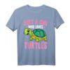Nur ein Mädchen, das Schildkröten liebt - Kawaii Schildkröte T-Shirt für Kinder, perfekt als Geschenk für Natur- und Tierfreunde