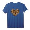 Leopard Herz Gepard Muster Tier T-Shirt für Damen – Niedliches Leoparden- und Geparden-Design, Perfekt für Frauen und Mädchen