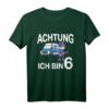 Kinder Polizeimann mit Polizeiauto T-Shirt zum 6. Geburtstag – Perfektes Geschenk für Jungen, Kindergartenkinder und Polizei-Fans