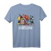 Transformers Robots In Disguise Vintage Retro Autobots Group T-Shirt - Offiziell lizenzierte Nostalgie Kleidung für Fans, Retro & 90er Cartoon Stil