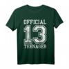 Offizielles Teenager 13. Geburtstag T-Shirt für Mädchen und Jungen - Perfektes Geschenk für den besonderen 13. Geburtstag