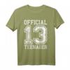 Offizielles Teenager 13. Geburtstag T-Shirt für Mädchen und Jungen - Perfektes Geschenk für den besonderen 13. Geburtstag