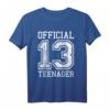 Offizielles Teenager 13. Geburtstag T-Shirt für Mädchen und Jungen - Perfektes Geschenk für den besonderen 13. Geburtstag